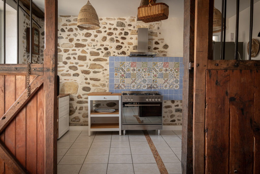 Cuisine gite 1 ferme sarthou